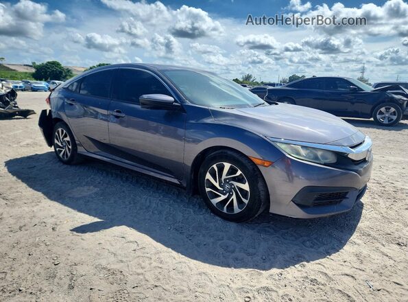 19XFC2F71HE033030 2017 HONDA CIVIC Gray Առջևի աջ