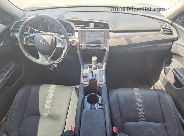 19XFC2F71HE033030 2017 HONDA CIVIC Gray Առջևի վահանակի տեսք