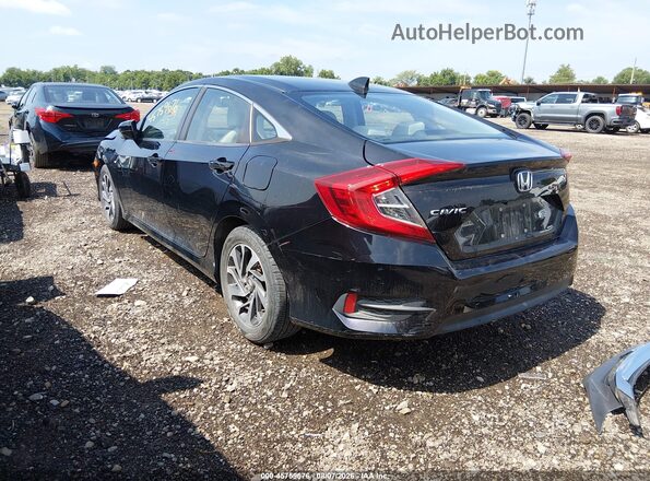 19XFC2F71HE058963 2017 HONDA CIVIC Black Հետևի ձախ