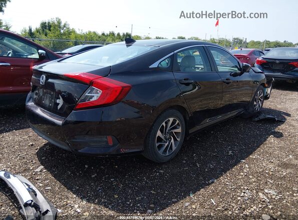 19XFC2F71HE058963 2017 HONDA CIVIC Black Հետևի աջ