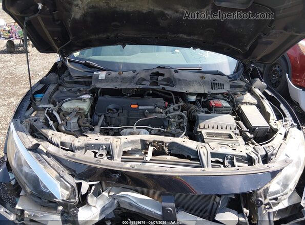 19XFC2F71HE058963 2017 HONDA CIVIC Black Հետևի տեսք