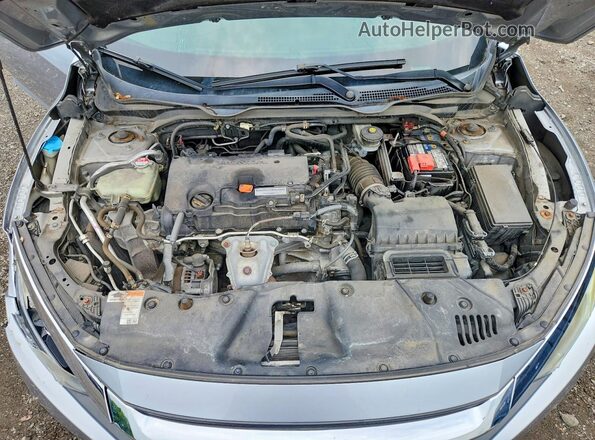 19XFC2F71HE206058 2017 HONDA CIVIC Silver Rear interior view