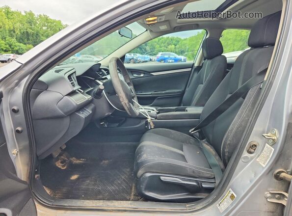 19XFC2F71HE206058 2017 HONDA CIVIC Silver Front interior view