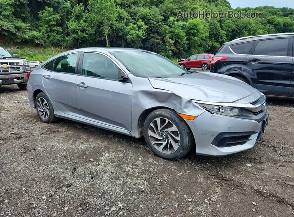 19XFC2F71HE206058 2017 HONDA CIVIC Silver Front right