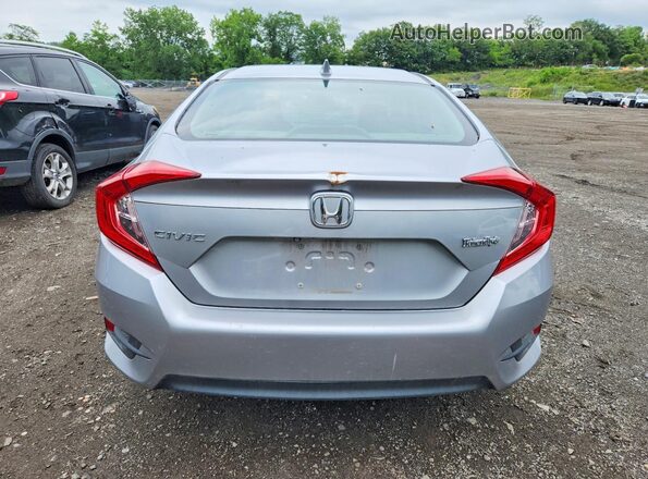 19XFC2F71HE206058 2017 HONDA CIVIC Silver Rear view