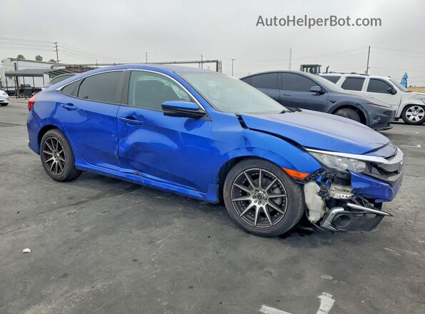 19XFC2F71JE030733 2018 HONDA CIVIC Blue Delantero derecho
