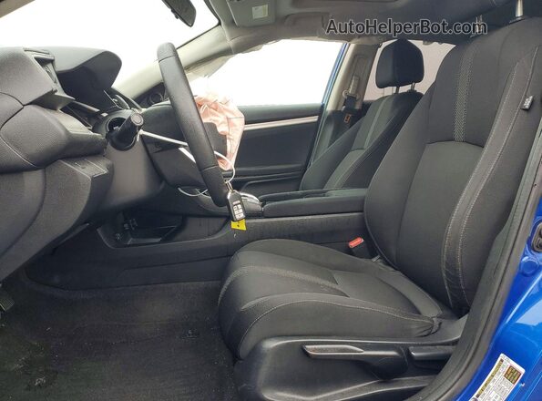 19XFC2F71JE030733 2018 HONDA CIVIC Blue Vista interior delantera