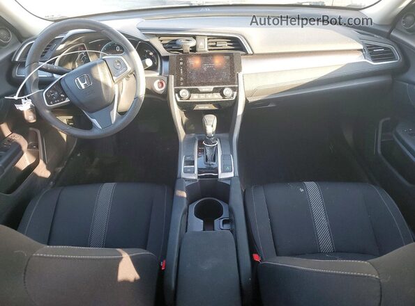 19XFC2F71JE037939 2018 HONDA CIVIC White Widok deski rozdzielczej