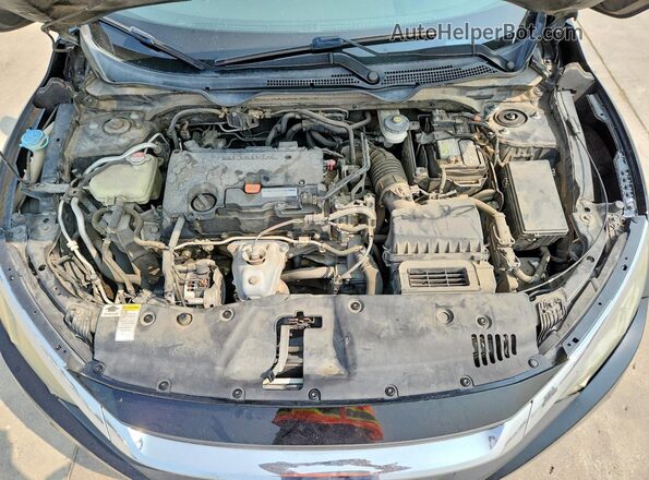 19XFC2F72GE010760 2016 HONDA CIVIC Black Widok wnętrza z tyłu