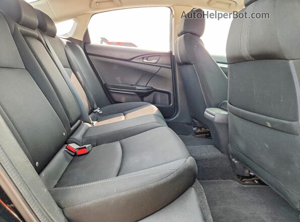 19XFC2F72GE010760 2016 HONDA CIVIC Black Widok tylnych siedzeń