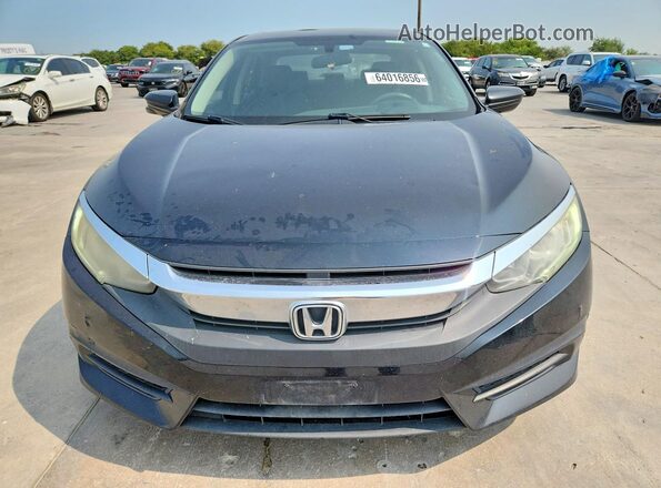 19XFC2F72GE010760 2016 HONDA CIVIC Black Widok z przodu