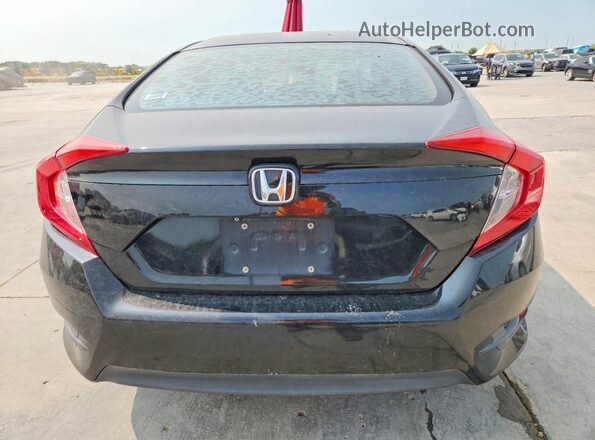 19XFC2F72GE010760 2016 HONDA CIVIC Black Widok z tyłu