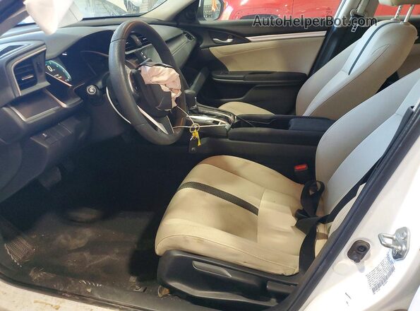 19XFC2F72GE200106 2016 HONDA CIVIC Белый Вид салона спереди