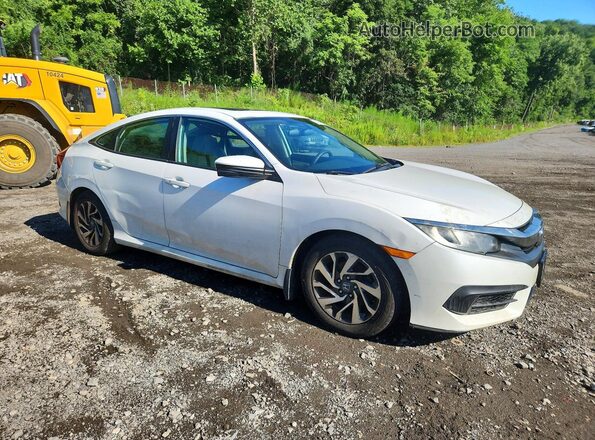 19XFC2F72GE226737 2016 HONDA CIVIC Белый Передняя правая четверть