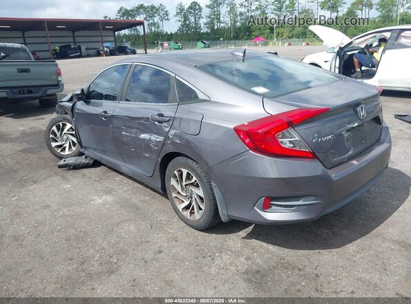 19XFC2F72HE033019 2017 HONDA CIVIC Gray Задня ліва чверть
