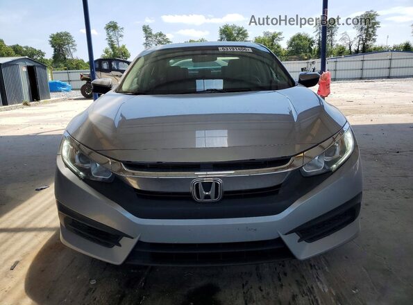 19XFC2F72HE060544 2017 HONDA CIVIC Silver Front view