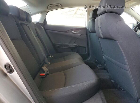 19XFC2F72HE060544 2017 HONDA CIVIC Silver Rear seats view