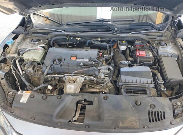 19XFC2F72HE060544 2017 HONDA CIVIC Silver Rear interior view