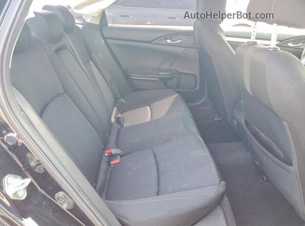19XFC2F72HE210295 2017 HONDA CIVIC Black Rear seats view