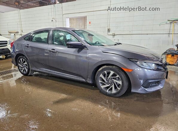 19XFC2F72HE219711 2017 HONDA CIVIC Gray Դիմացի տեսք