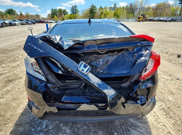 19XFC2F72HE227324 2017 HONDA CIVIC Black Հետևի տեսք