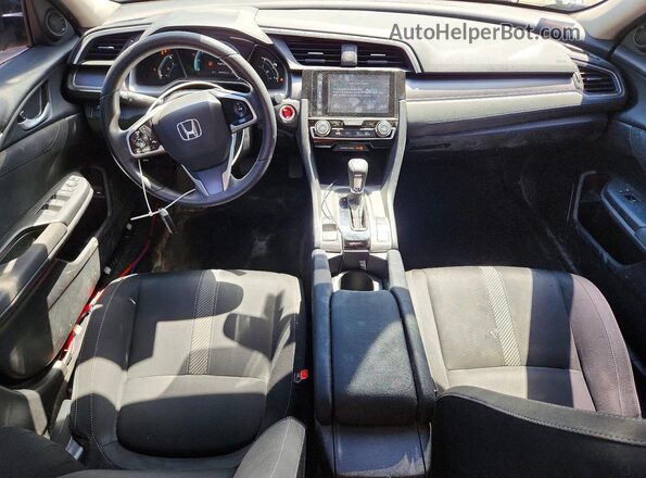 19XFC2F72HE227324 2017 HONDA CIVIC Black Առջևի վահանակի տեսք