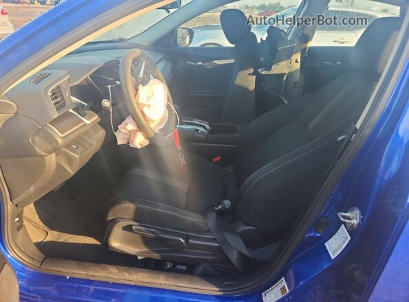 19XFC2F72JE026576 2018 HONDA CIVIC Blue Vista interior delantera