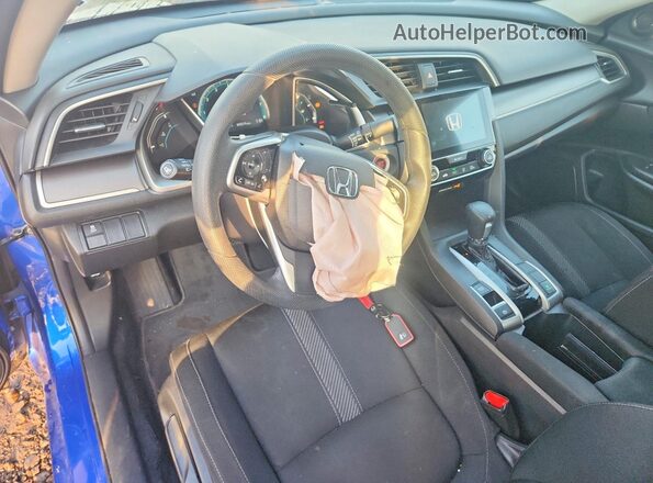 19XFC2F72JE026576 2018 HONDA CIVIC Blue Vista del salpicadero