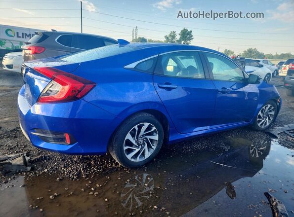 19XFC2F72JE026576 2018 HONDA CIVIC Blue Trasero derecho