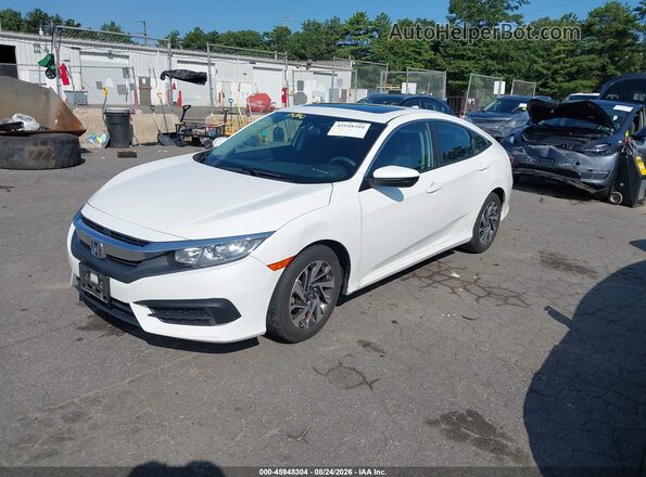 19XFC2F72JE206513 2018 HONDA CIVIC Белый Передняя левая четверть