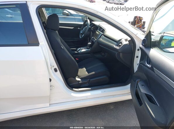 19XFC2F72JE206513 2018 HONDA CIVIC Белый Вид салона спереди
