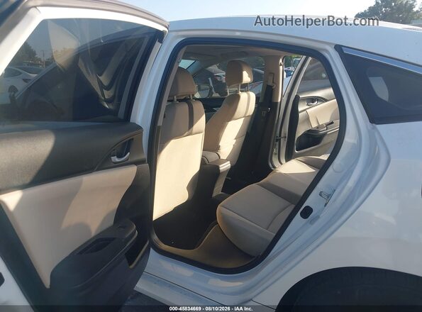 19XFC2F73GE215391 2016 HONDA CIVIC White VIN კოდის სტიკერის ხედი