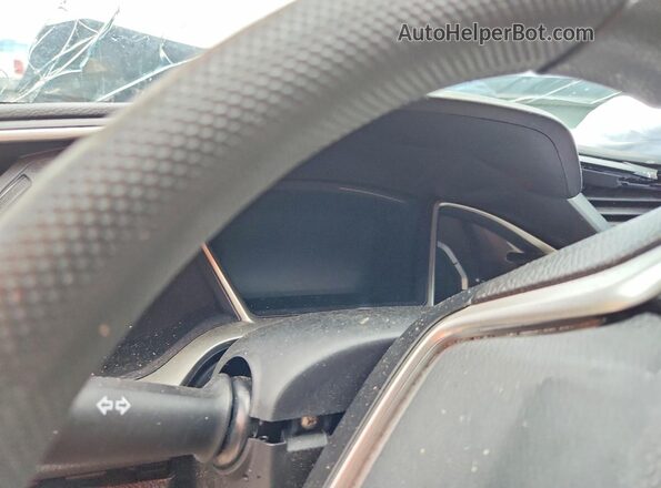 19XFC2F73HE006220 2017 HONDA CIVIC Blue Instrument cluster view