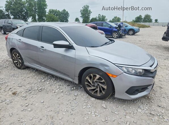 19XFC2F73HE028671 2017 HONDA CIVIC Silver Przód prawy