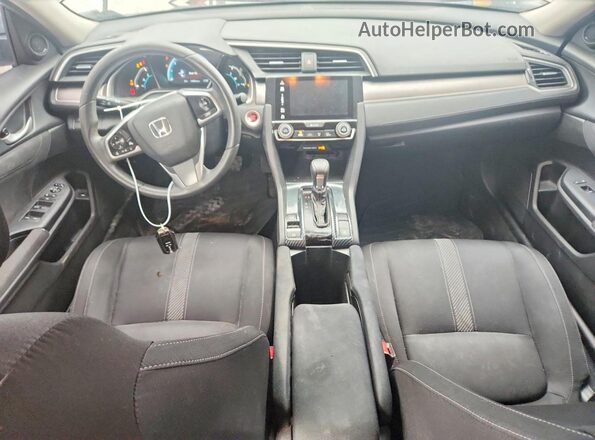 19XFC2F73HE028671 2017 HONDA CIVIC Silver Widok deski rozdzielczej