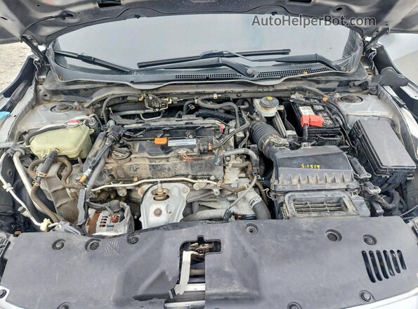 19XFC2F73HE028671 2017 HONDA CIVIC Silver Widok wnętrza z tyłu