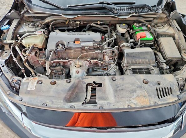 19XFC2F73HE053490 2017 HONDA CIVIC Black Вид задньої частини салону