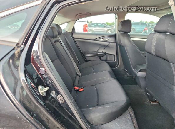 19XFC2F73HE053490 2017 HONDA CIVIC Black Вид задніх сидінь
