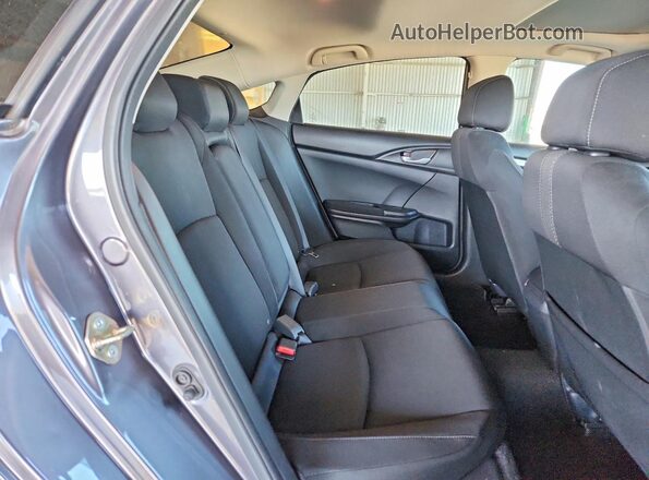 19XFC2F73HE218518 2017 HONDA CIVIC Gray Rear seats view