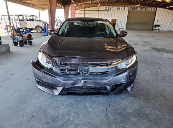 19XFC2F73HE218518 2017 HONDA CIVIC Gray Front view