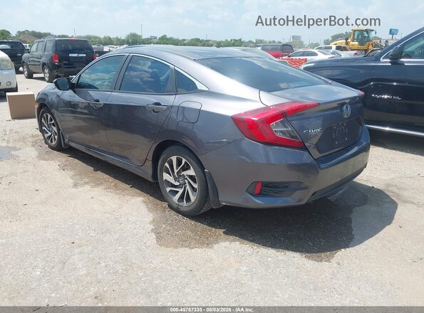 19XFC2F74GE042769 2016 HONDA CIVIC Gray Tył lewy