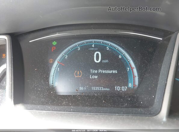 19XFC2F74GE042769 2016 HONDA CIVIC Gray Widok tylnych siedzeń