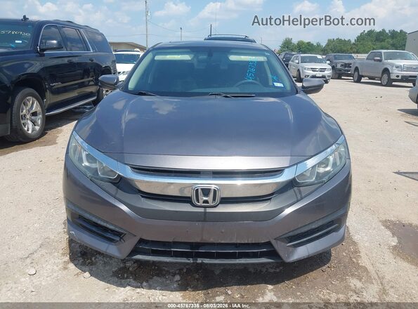 19XFC2F74GE042769 2016 HONDA CIVIC Gray Widok zestawu wskaźników