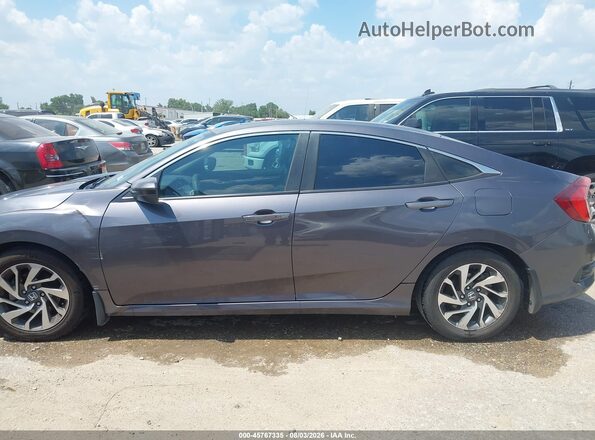 19XFC2F74GE042769 2016 HONDA CIVIC Gray Widok wnętrza 360 stopni