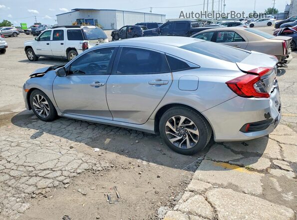 19XFC2F74GE054923 2016 HONDA CIVIC Silver Trasero izquierdo