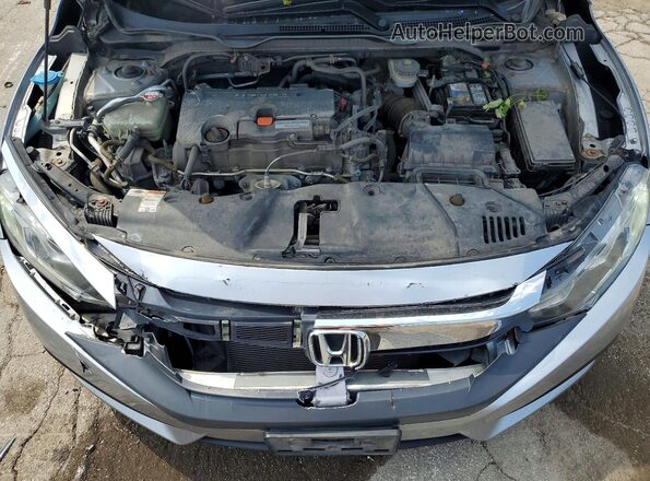 19XFC2F74GE054923 2016 HONDA CIVIC Silver Vista interior trasera