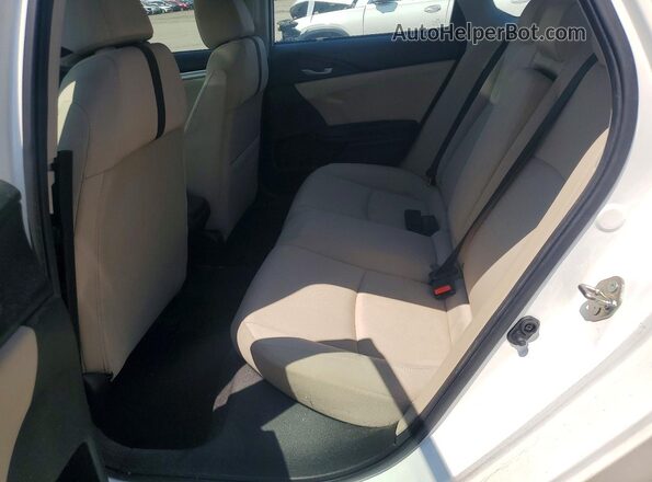 19XFC2F74HE207706 2017 HONDA CIVIC White Widok tylnych siedzeń