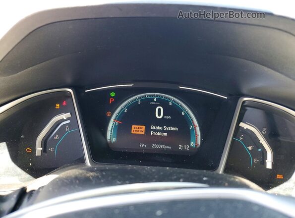 19XFC2F74HE231116 2017 HONDA CIVIC White Սարքավորումների վահանակի տեսք