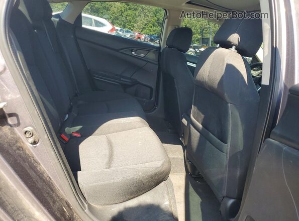 19XFC2F74JE009116 2018 HONDA CIVIC Gray Вид задніх сидінь