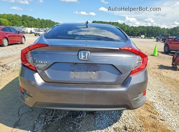 19XFC2F74JE009116 2018 HONDA CIVIC Gray Вид ззаду